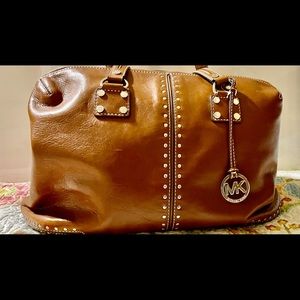 Michael Kors weekender satchel bag